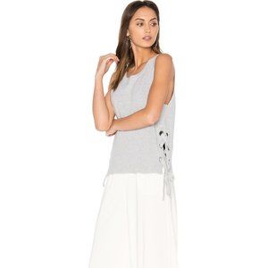 NEW 1. State Gray Side Tie Sweater Tank